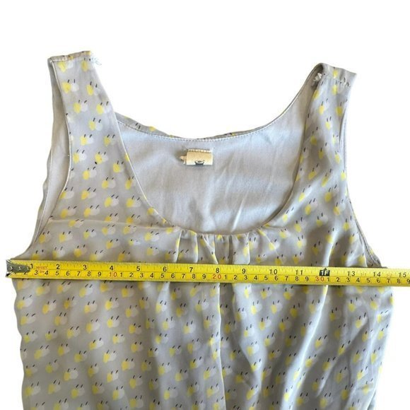 Needle & Thread Gray and Yellow Pattern Mini Dress Womens S - Picture 6 of 7